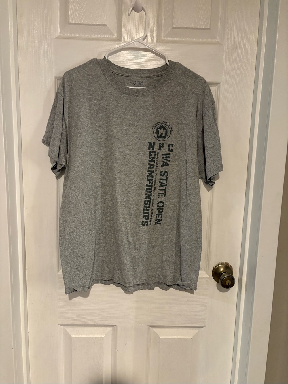 Gray NPC WA State Open Championship Short Sleeve Tee